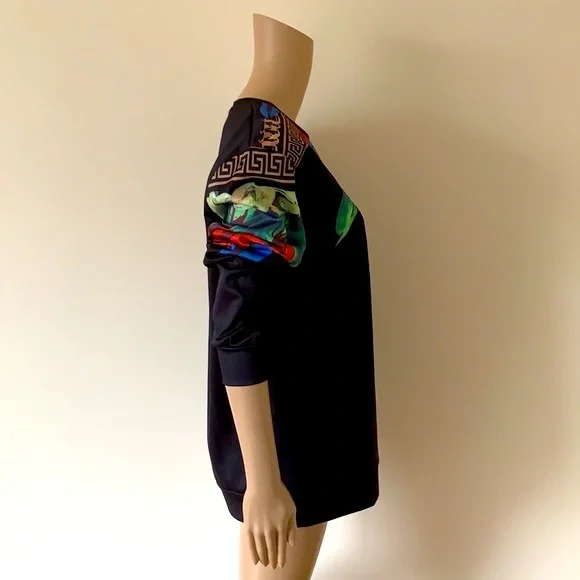 AIDEAONE | Retro print sweater - Picture 9 of 11